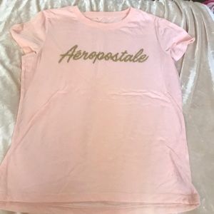 Neon peach tee